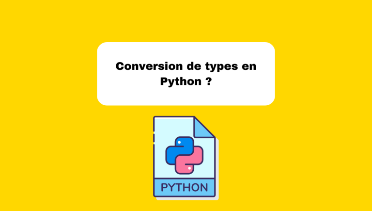 2.4 Conversion de Types en Python avec cast