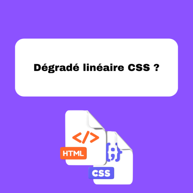 Dégradé linéaire CSS ?