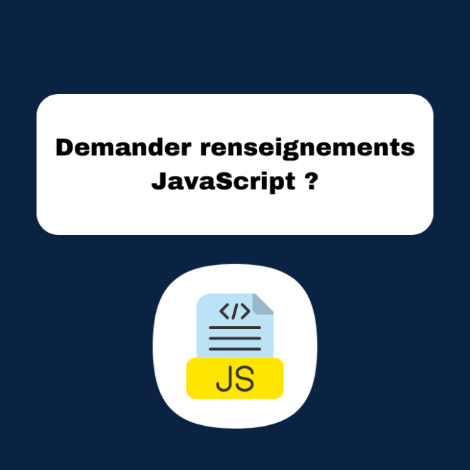 3.4 Demander Renseignements en JavaScript