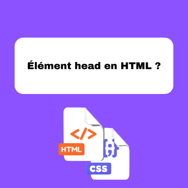 Élément head en HTML ?