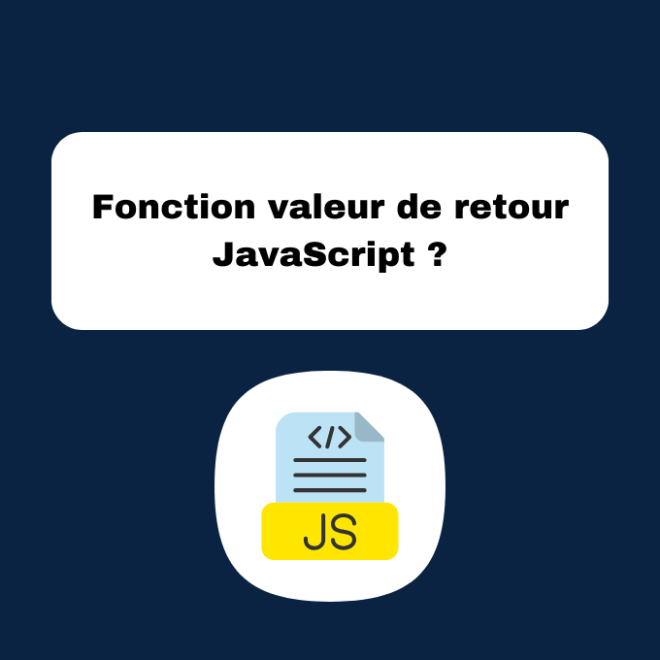 Fonction valeur de retour JavaScript ?