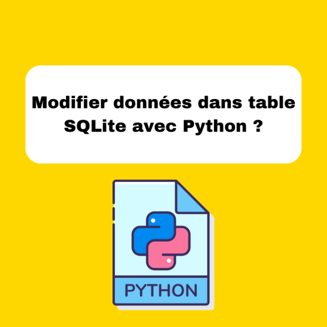 10.7 Modifier des Données dans une Table SQLite