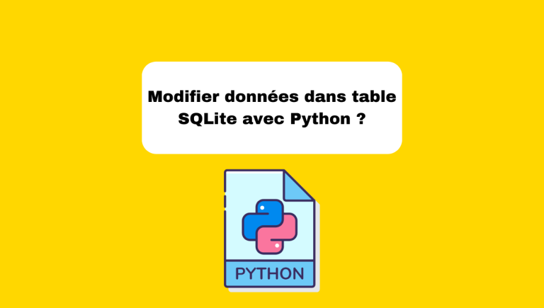 10.7 Modifier des Données dans une Table SQLite