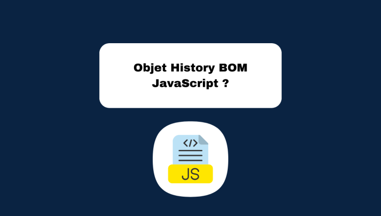 11.5 Objet History dans le BOM en JavaScript : Utilisation