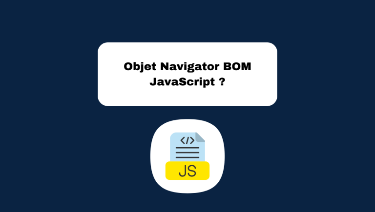 11.4 Objet Navigator dans le BOM en JavaScript : Guide